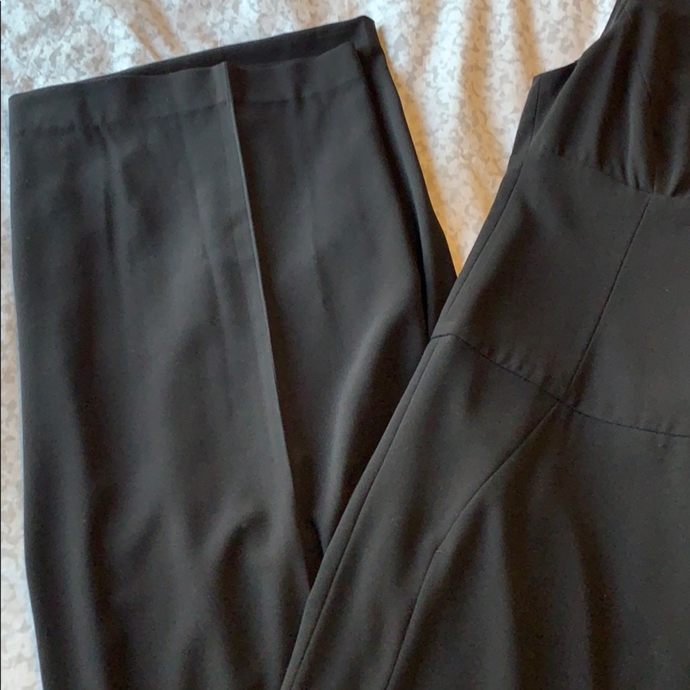 Halston Heritage V-Neck Black Jumpsuit - Picture 6 of 7